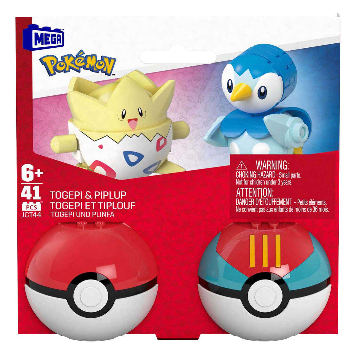 Mega construx pokémon bouwset - piplup en togepi
