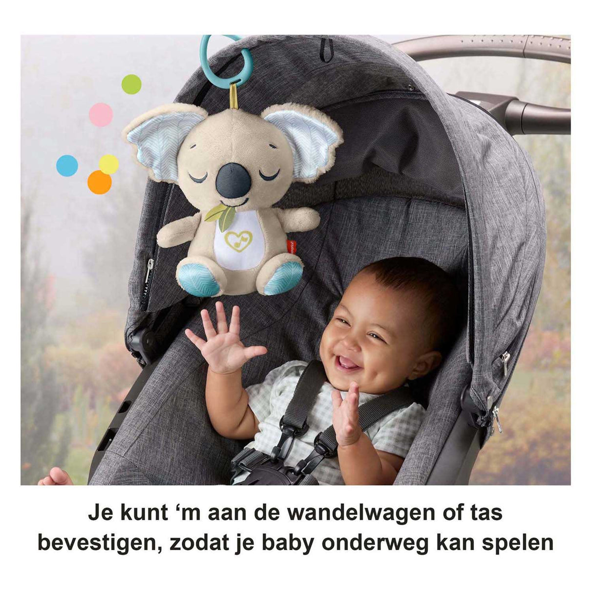 Fisher-price koala knuffel voor onderweg