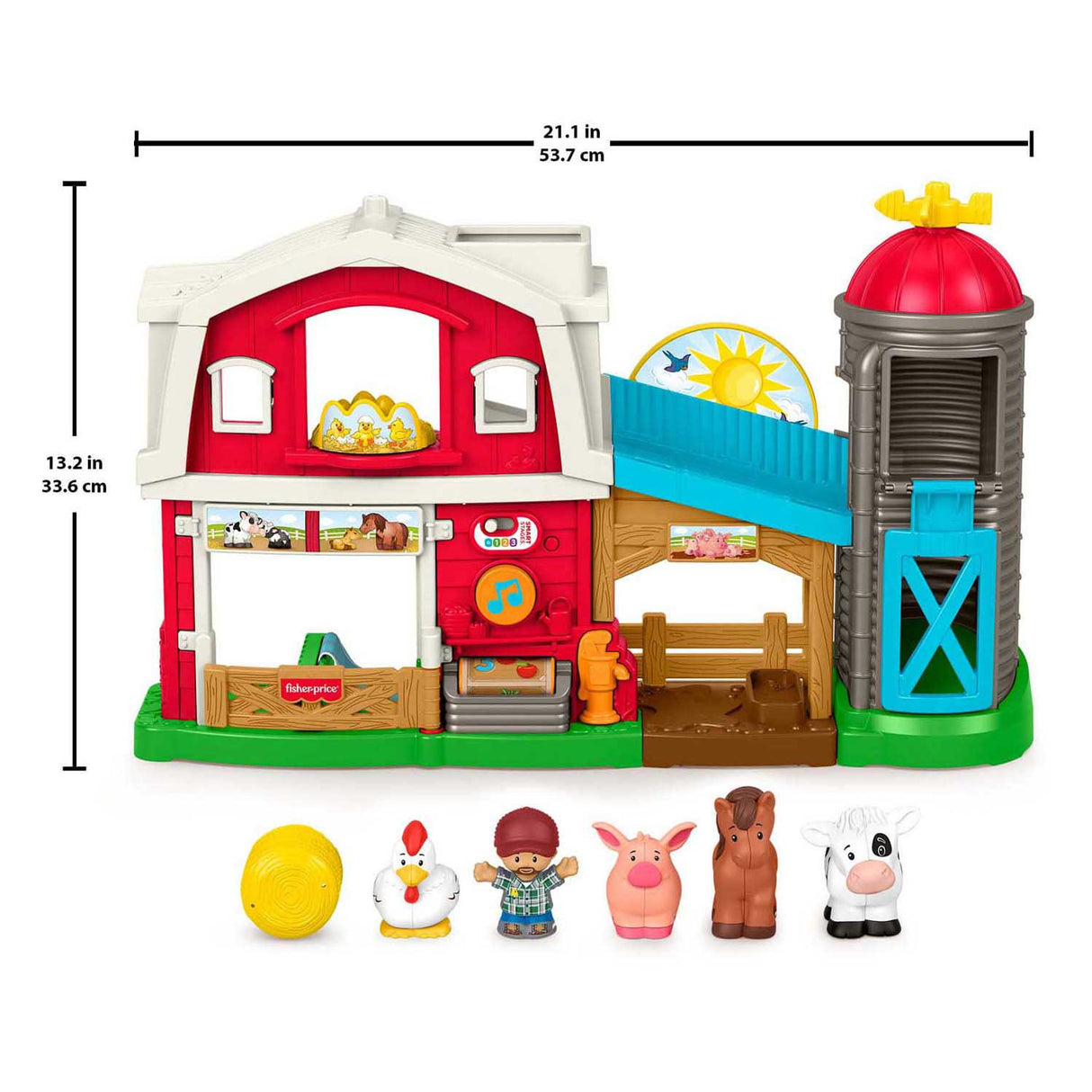 Fisher-price little people boerderij – dieren verzorgen op de boerderij – speelset