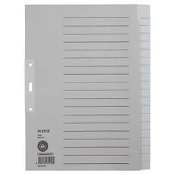 Blanco tabbladen leitz 1220 grijs karton