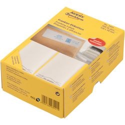 Frankeeretiketten avery 3442 wit