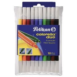 Pelikan viltstift colorella duo kleurenassortiment 10 stuks