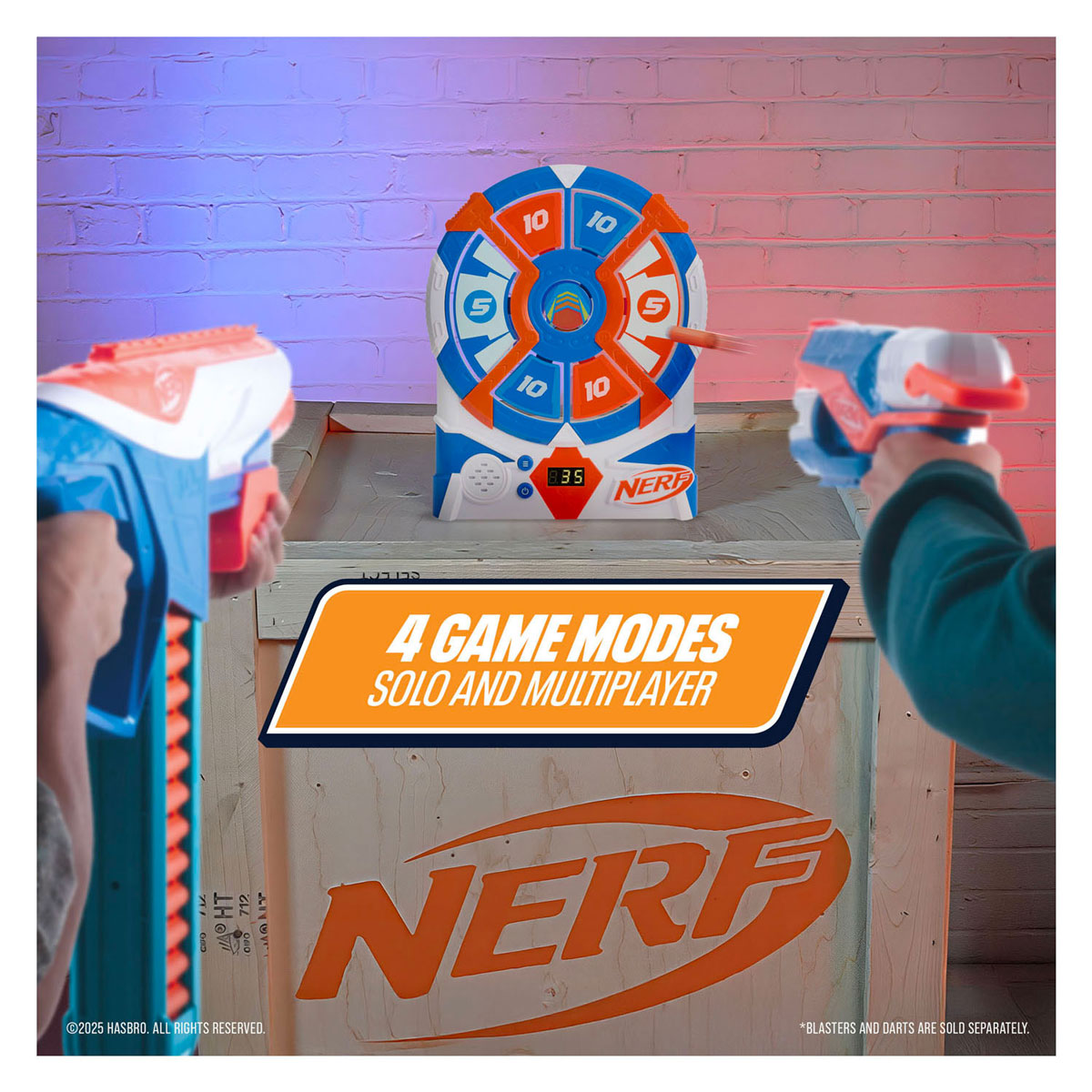 Hasbro nerf bullseye electronic target core bewegend schietdoel