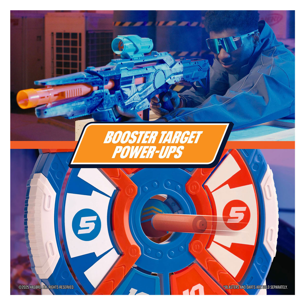 Hasbro nerf bullseye electronic target core bewegend schietdoel