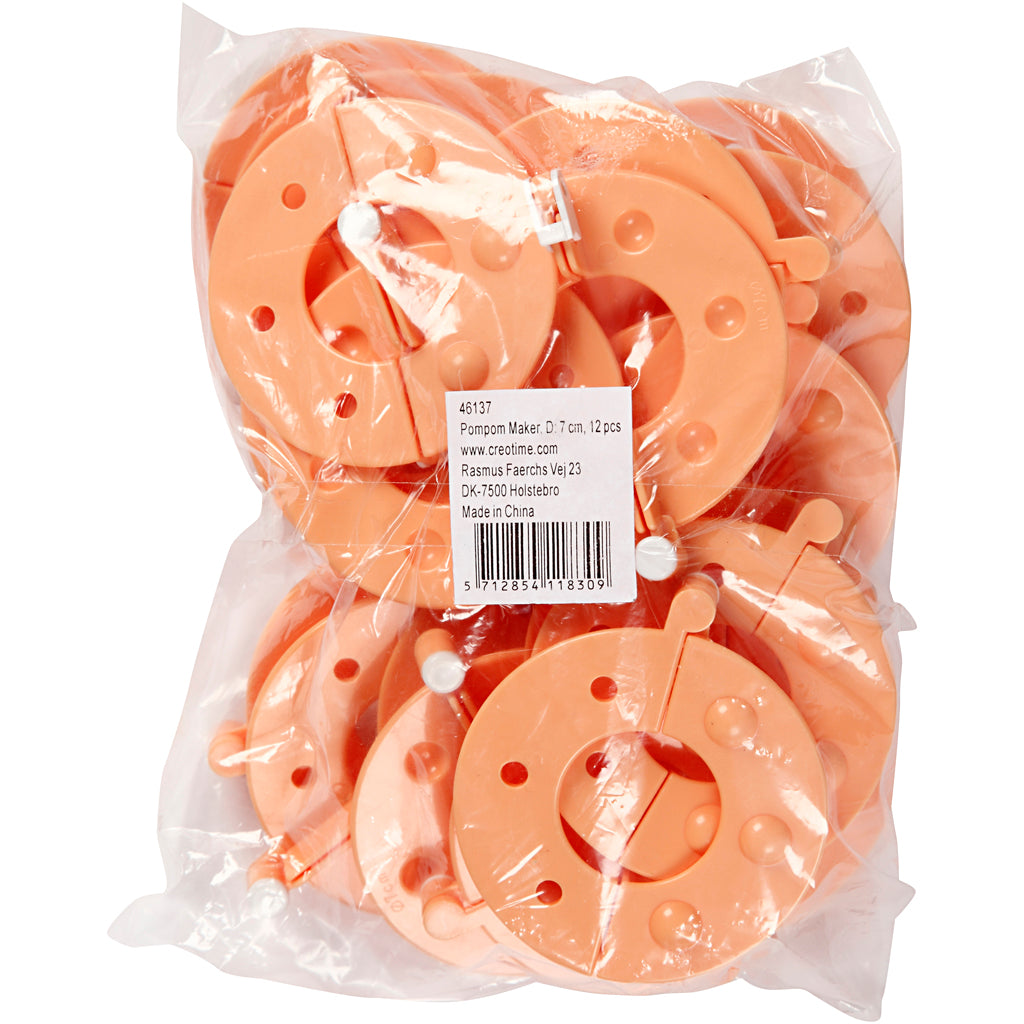 Creativ company https: www.cchobby.nl pom-pom-maker-d-7-cm-12-stuk-1-doos