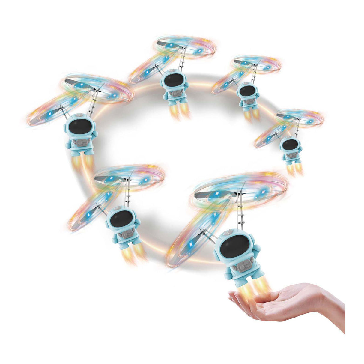 Gear2play vliegende astronaut - blauw