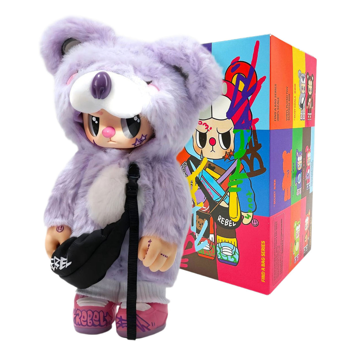 Spectron pop cuppo - rebel bear bag movable verzamelfiguren
