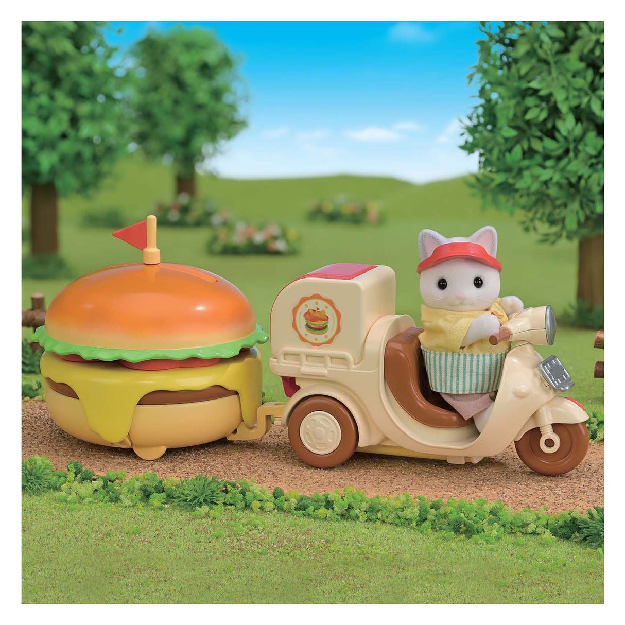 Sylvanian families 5757 hamburger stand