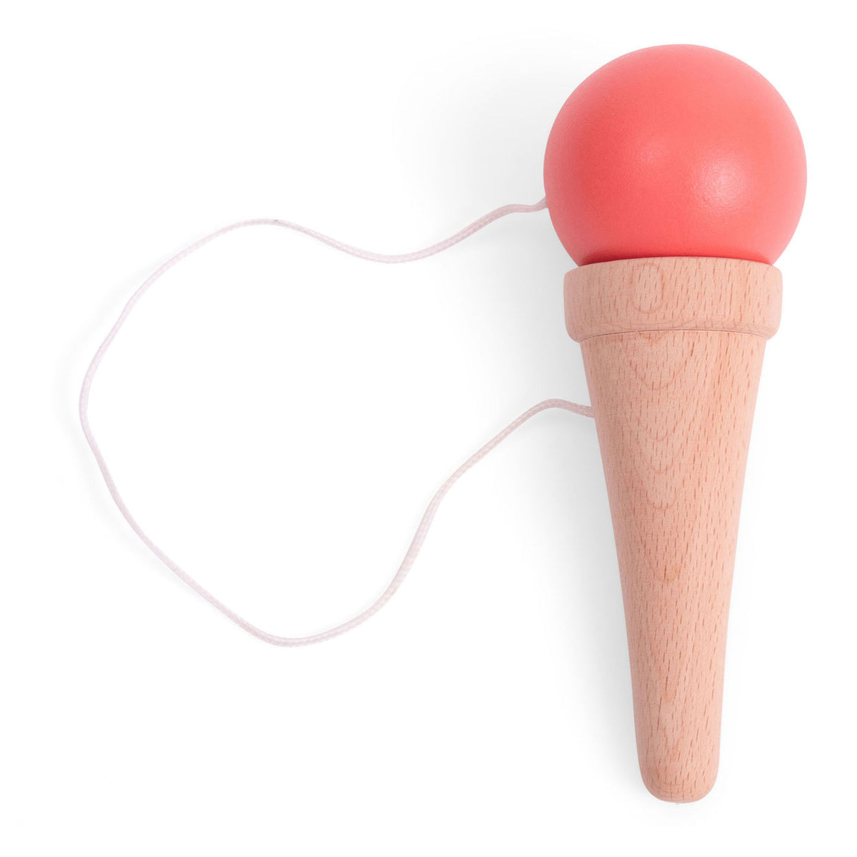 Bs toys kendama ijsje - behendigheidsspel - vangbal - kinder speelgoed - houten spel - coördinatie training - kendama spel - houten speelgoed