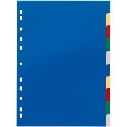 Blanco tabbladen durable 6740 10 tabs 11 gaten multikleur