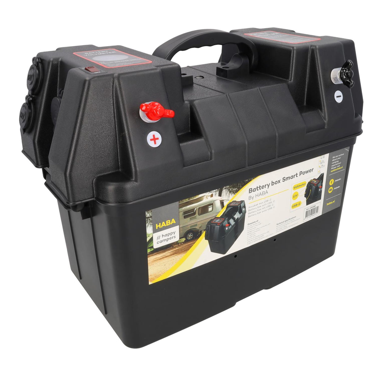 Battery box smart power - voorbedrade accubak voorzien van accessoires
