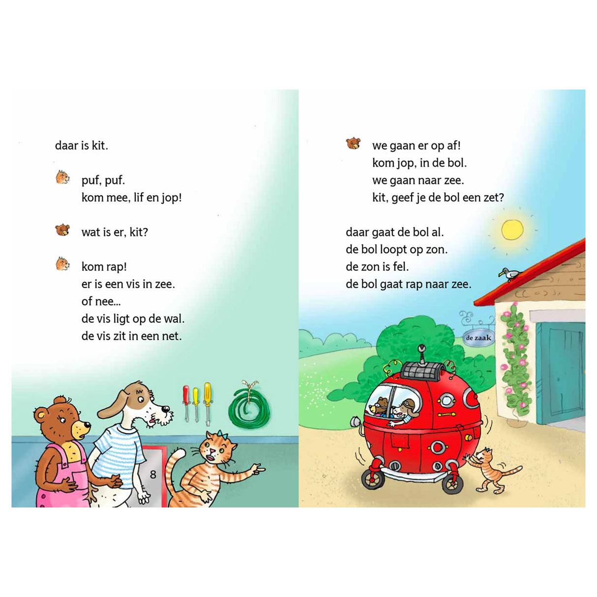 Uitgeverij kluitman de bol van lif, een vis aan wal - avi start