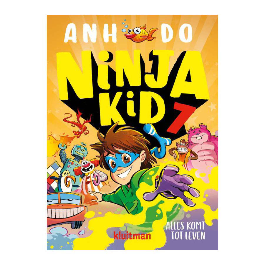 Uitgeverij kluitman ninja kid - alles komt tot leven