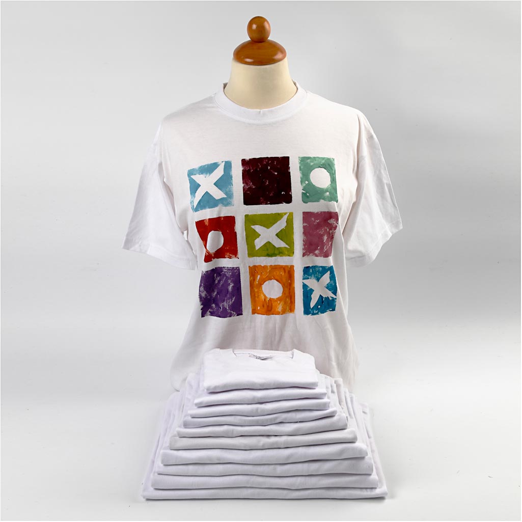 Creativ company https: www.cchobby.nl t-shirts-b-32-cm-afm-3-4-jaar-ronde-hals-145-gr-wit-1-stuk