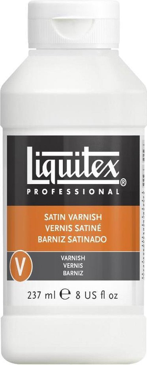 Liquitex 8208 professional zijdeglans vernis 237 ml – acrylvernis, satijn, transparant, uv-bestendig, duurzaam - satijnvernis
