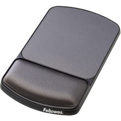 Muismat met polssteun fellowes premium gel grafiet