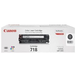 Tonercartridge canon 718bk zwart