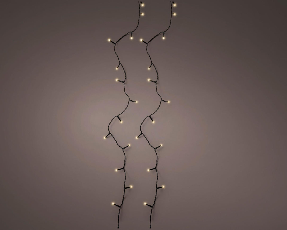Lumineo kerstverlichting basic 80led outdoor 6m champagne