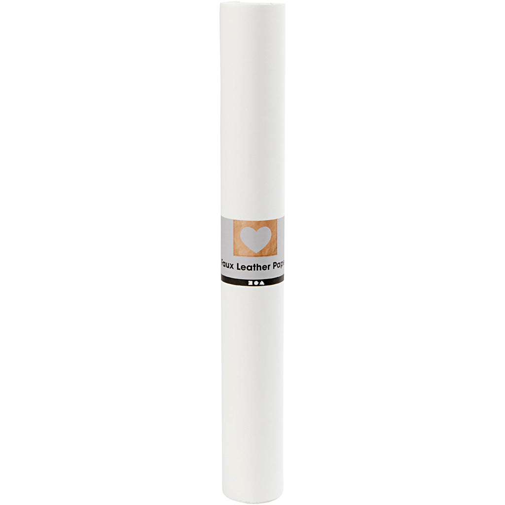 Https: www.cchobby.nl faux-leather-papier-b-50-cm-unikleurig-350-gr-wit-1-m-1-rol