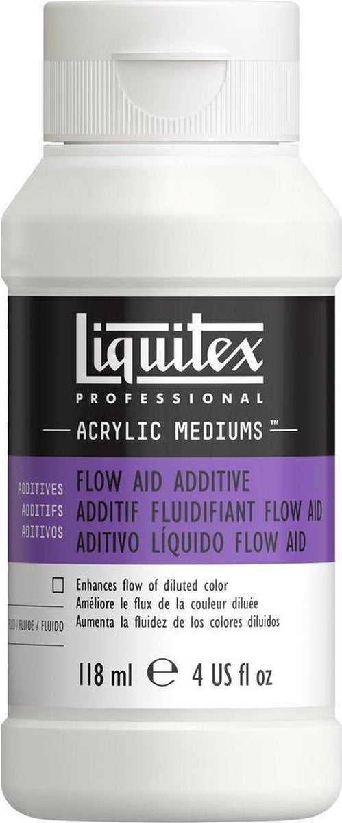 Liquitex 5620 professional flow aid 118 ml – acryl additief, kleurstroom verbeteren, minder penseelstreken, transparant, mengbaar