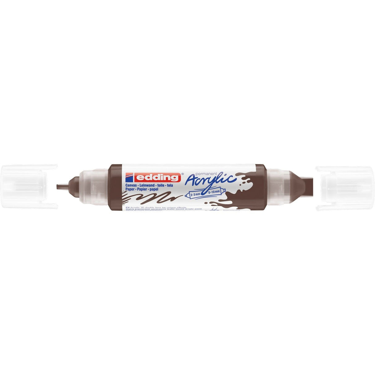Edding 5000 • acrylic 3d doubleliner chocoladebruin