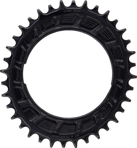 Garbaruk thread mount chainring for sram xx xx sl pm 3 mm oval