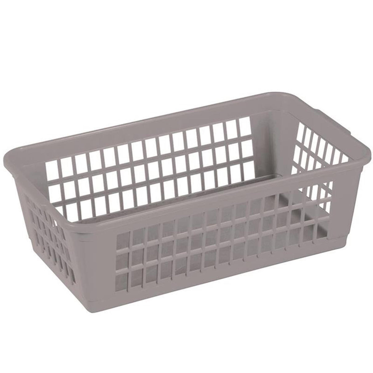 Sunware basic opbergmandje 25,7x15,4x8,4cm grijs 2 liter