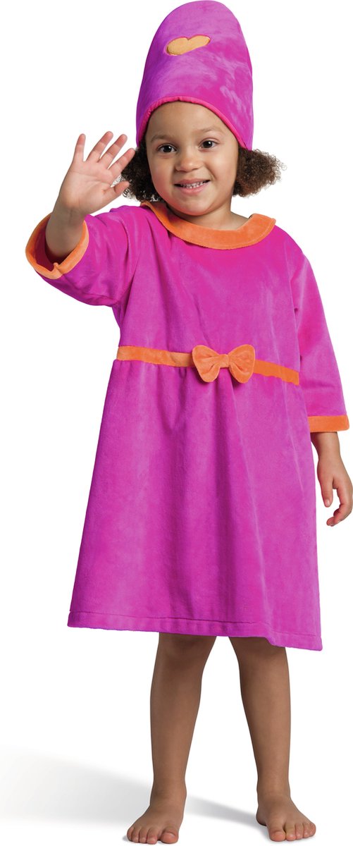 Bumba - verkleedkleding - bumbina verkleedpak 1 tot en met 4 jaar - maat 98 104 - exclusief hoed