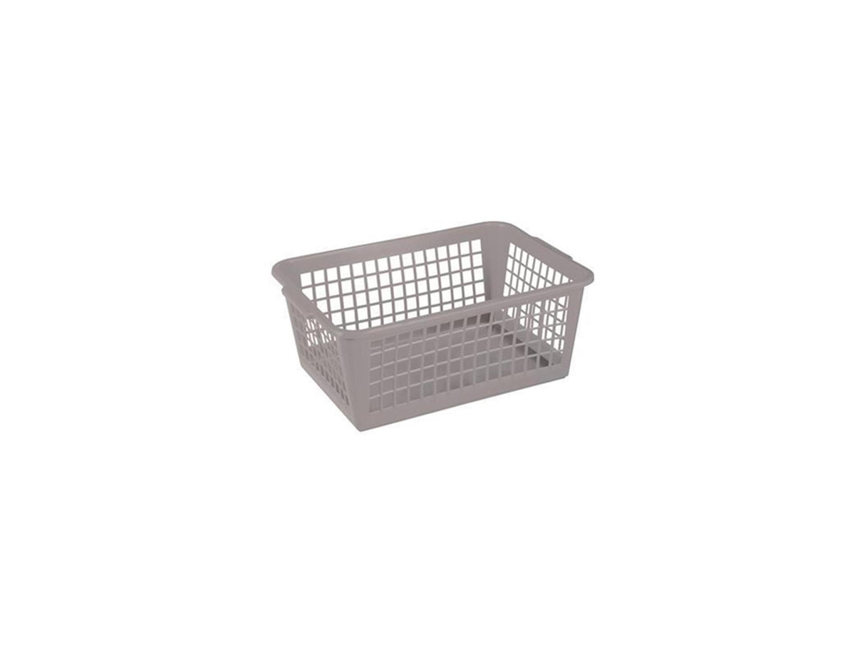 Sunware basic opbergmandje 37x26x15cm grijs 15 liter