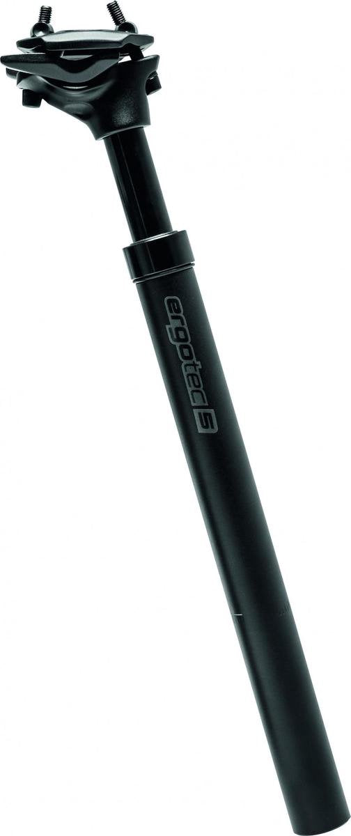 Ergotec verende zadelpen sp-10.0 31,6 x 350 mm 15 mm offset zwart
