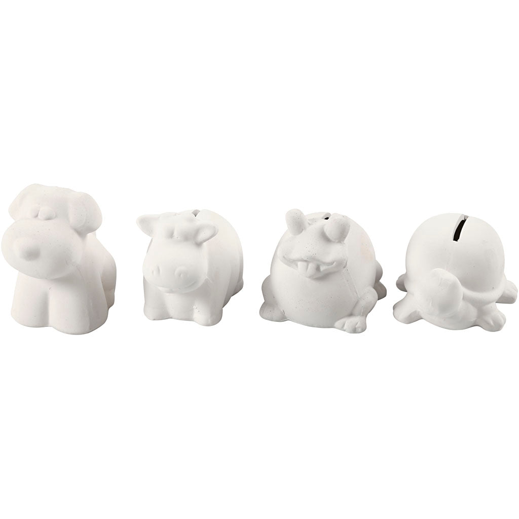Creativ company https: www.cchobby.nl dierenspaarpot-h-7-10-cm-wit-4-stuk-1-doos