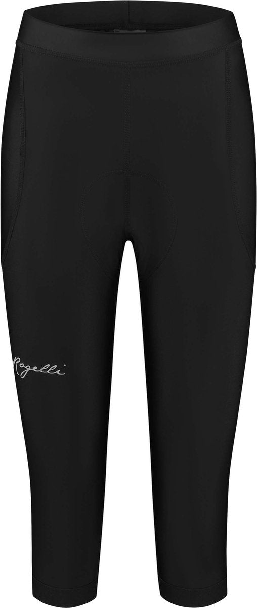 Rogelli core driekwart fietsbroek dames - zwart - l