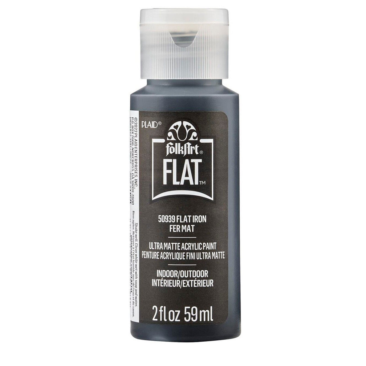 Folkart • flat ultra matte acrylic paint flat iron 59ml