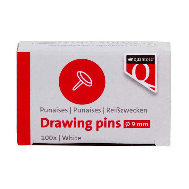 Quantore punaises wit, 100st.