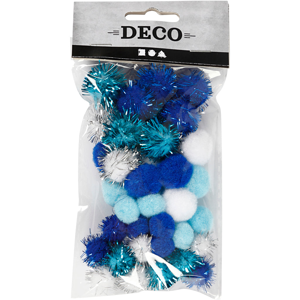 Creativ company http: www.cchobby.nl pompons-d-15-20-mm-diverse-kleuren-48-div-1-doos-51883