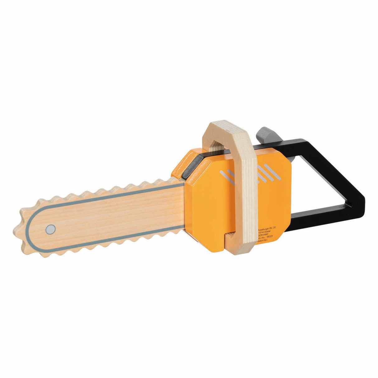 Goki speelwerktuigen - kettingzaag - 33,5x7,6x11cm - met beweging - 3 jaar