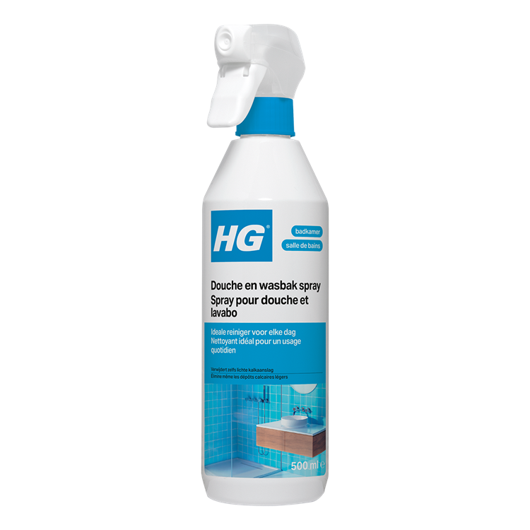 Hg douche wasbakspray | veilige iedere-dag douchereiniger500ml