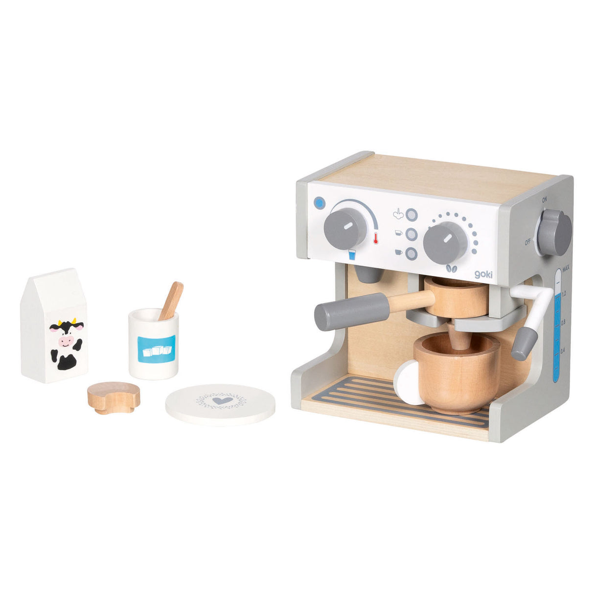 Goki houten koffie- en thee machine - 16dlg.