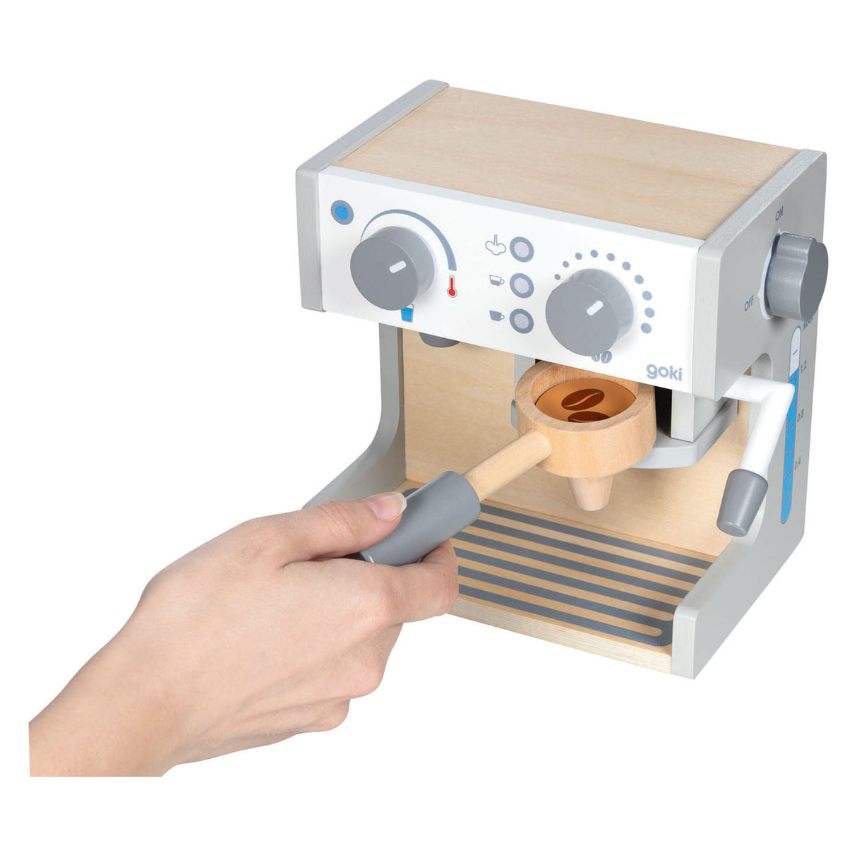 Goki houten koffie- en thee machine - 16dlg.