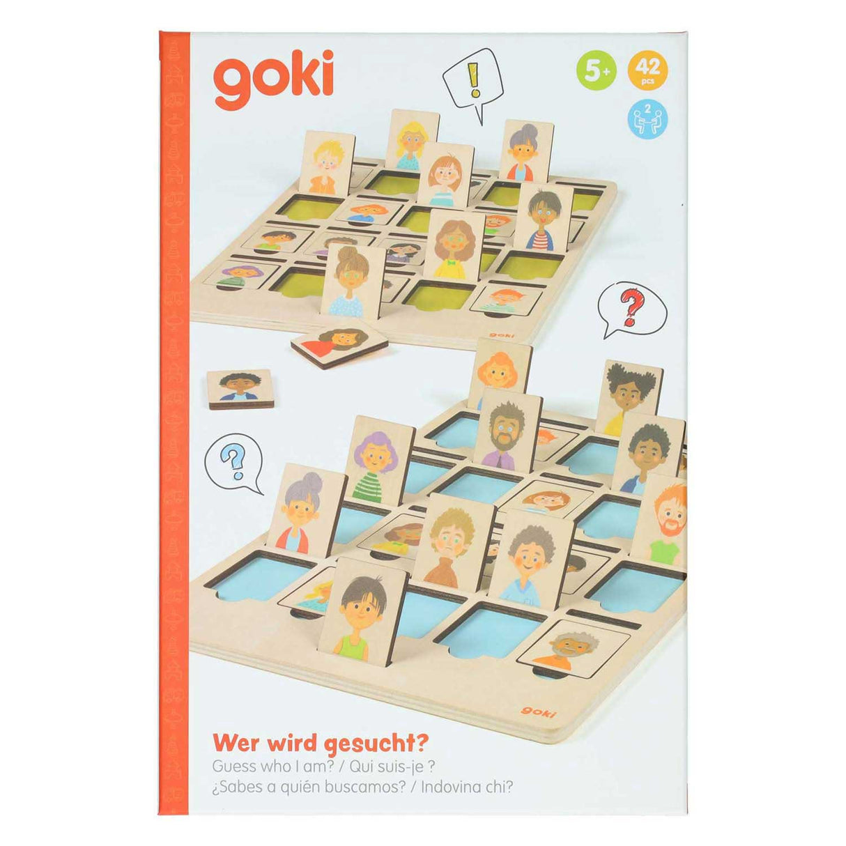 Goki raad wie ik ben? 42 delig. 20x30x0,7 cm.
