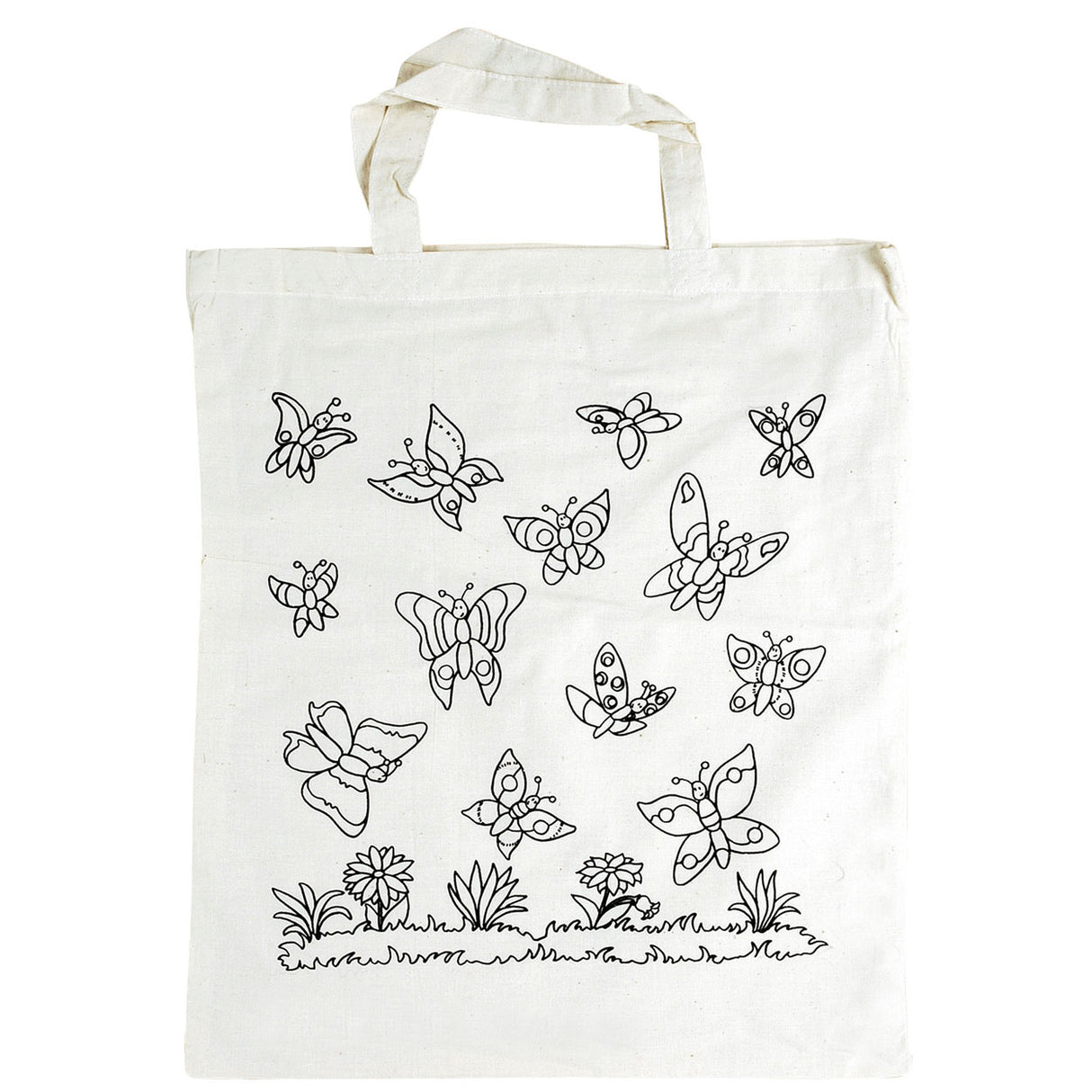 Goki katoenen tas - vlinder
