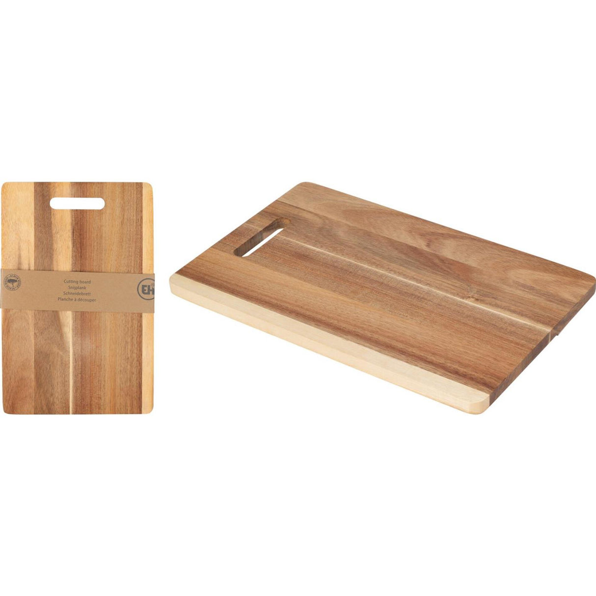 Excellent houseware snijplank acaciahout 36x23cm