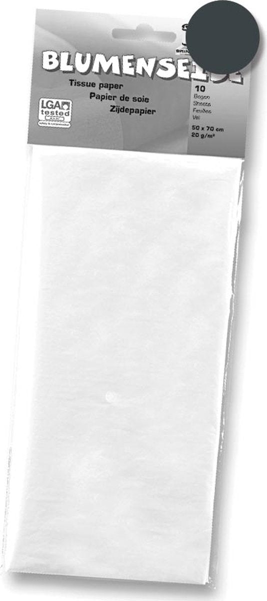 Folia zijdepapier zwart