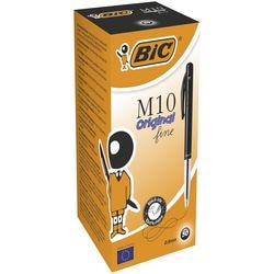 Bic balpen m10 drukknop fijn pak 50 stuks