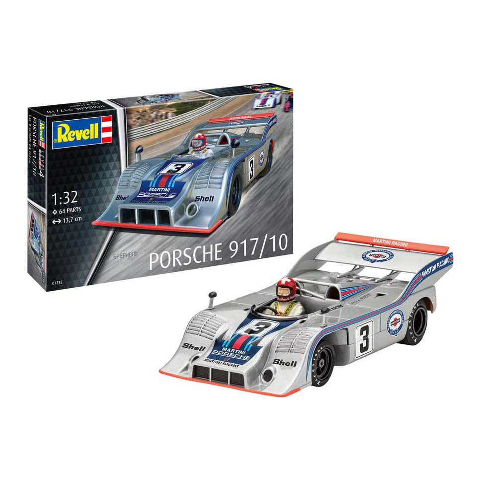 Revell modelbouwpakket auto - 07738 porsche 917 10 - rauto plastic - 1:32 - modelbouw
