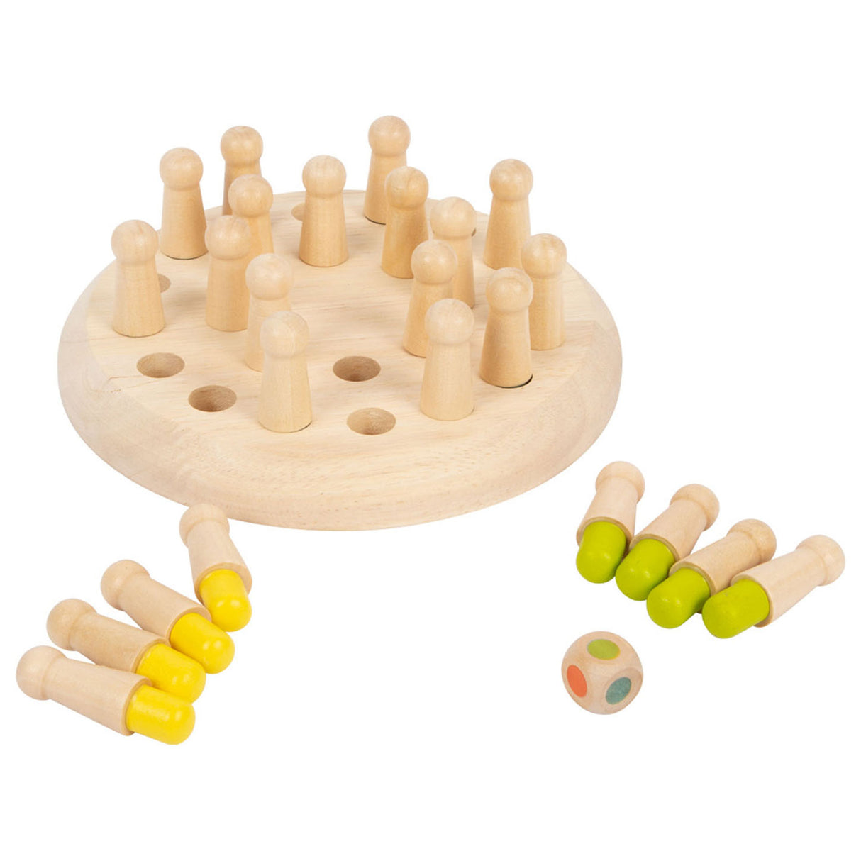 Small foot - houten kleuren memo spel