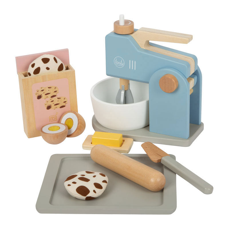 Small foot - houten mixer set, 12dlg.