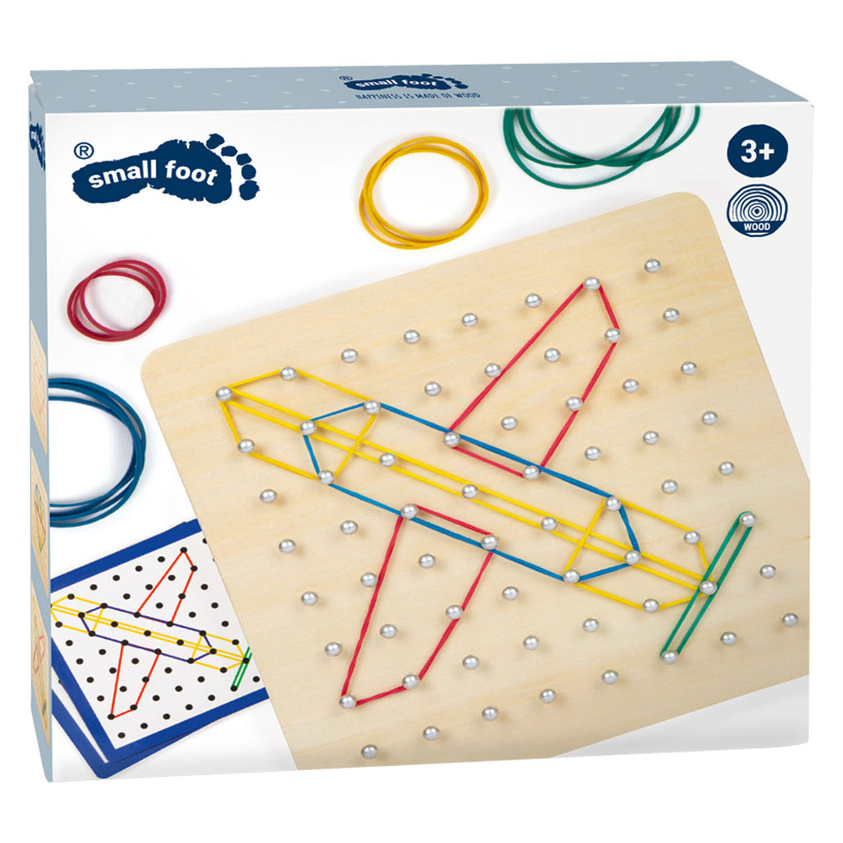 Small foot - houten geobord set