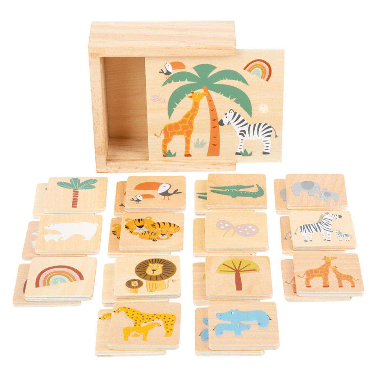 Small foot - houten memo safari