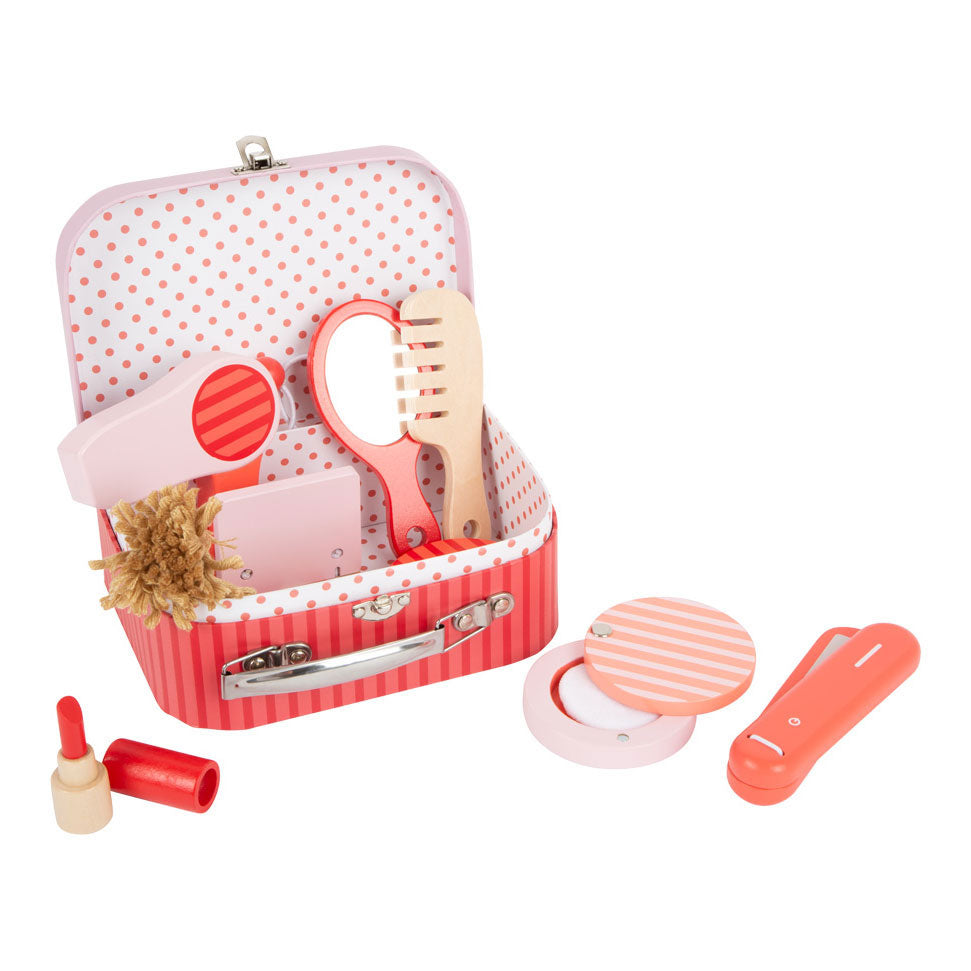 Small foot - houten retro speel make-up in koffer